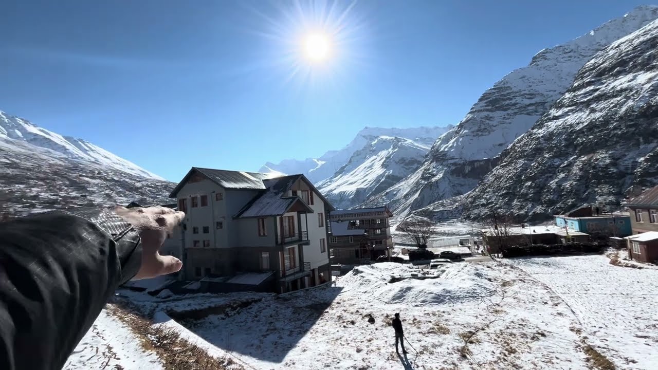7 January 2026 Manali Sishu Himachal prdesh #snowfall #manalidey #ktmlavar #sishu 