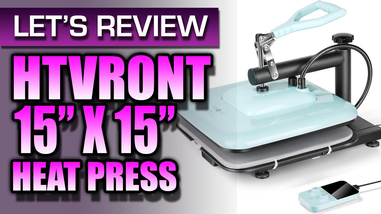 HTVRONT Heat Press Machine Review | Best Affordable Heat Press for Sublimation!