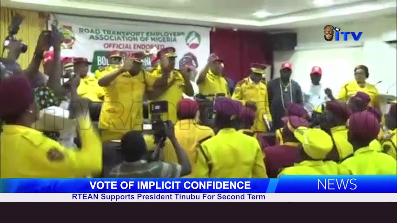 Vote Of Implicit Confidence: RTEAN Supports President Tinubu For Second Term