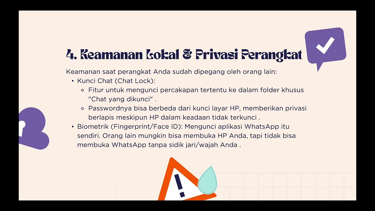 Konsep Keamanan WhatsApp