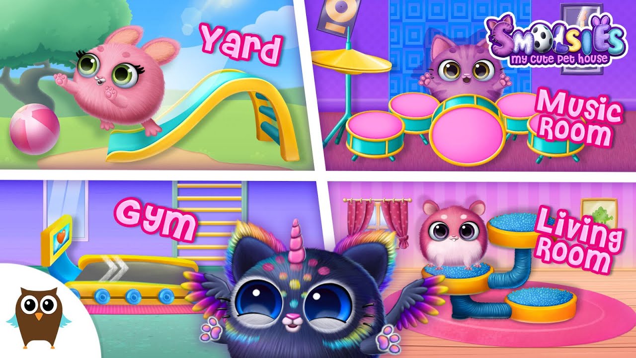 Smolsies Adventues 🌞 Smolsies - My Cute Pet House Game Trailer | TutoTOONS