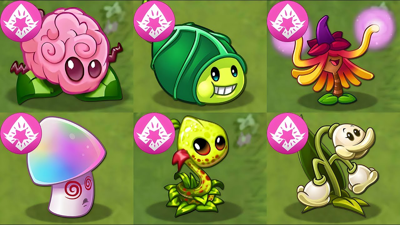 All Magic & Premium Plants Max Level! Vs PvZ 2 Zombies in PvZ 2 Mod Final Boss