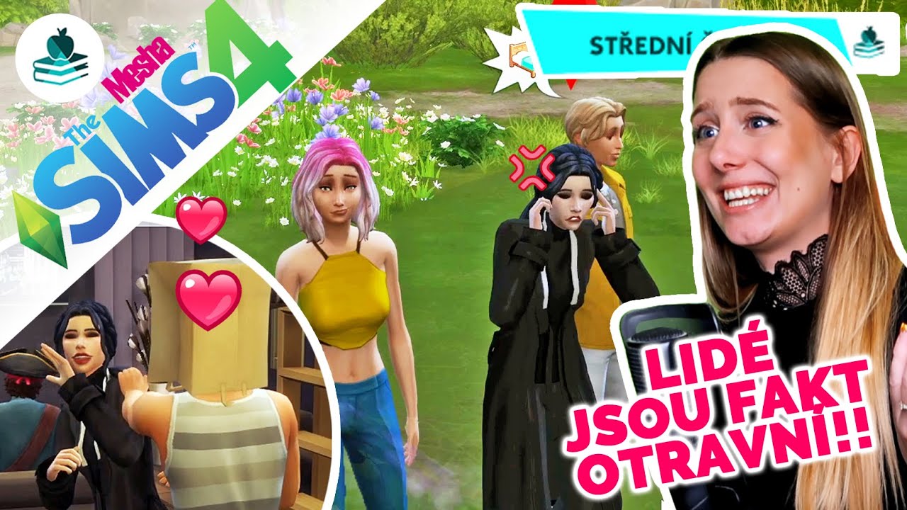 WEDNESDAY MÁ KAMARÁDY? MOŽNÁ I KLUKA! ❤️ ● The Sims 4 - Střední škola 06 🎓