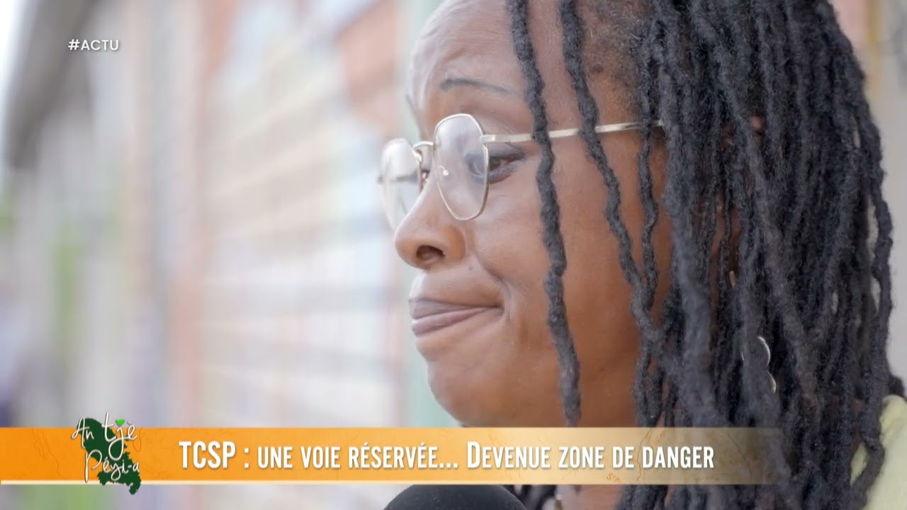 AN TJÈ PÉYI A - TCSP : UNE VOIE RÉSERVÉE... DEVENUE ZONE DE DANGER ?