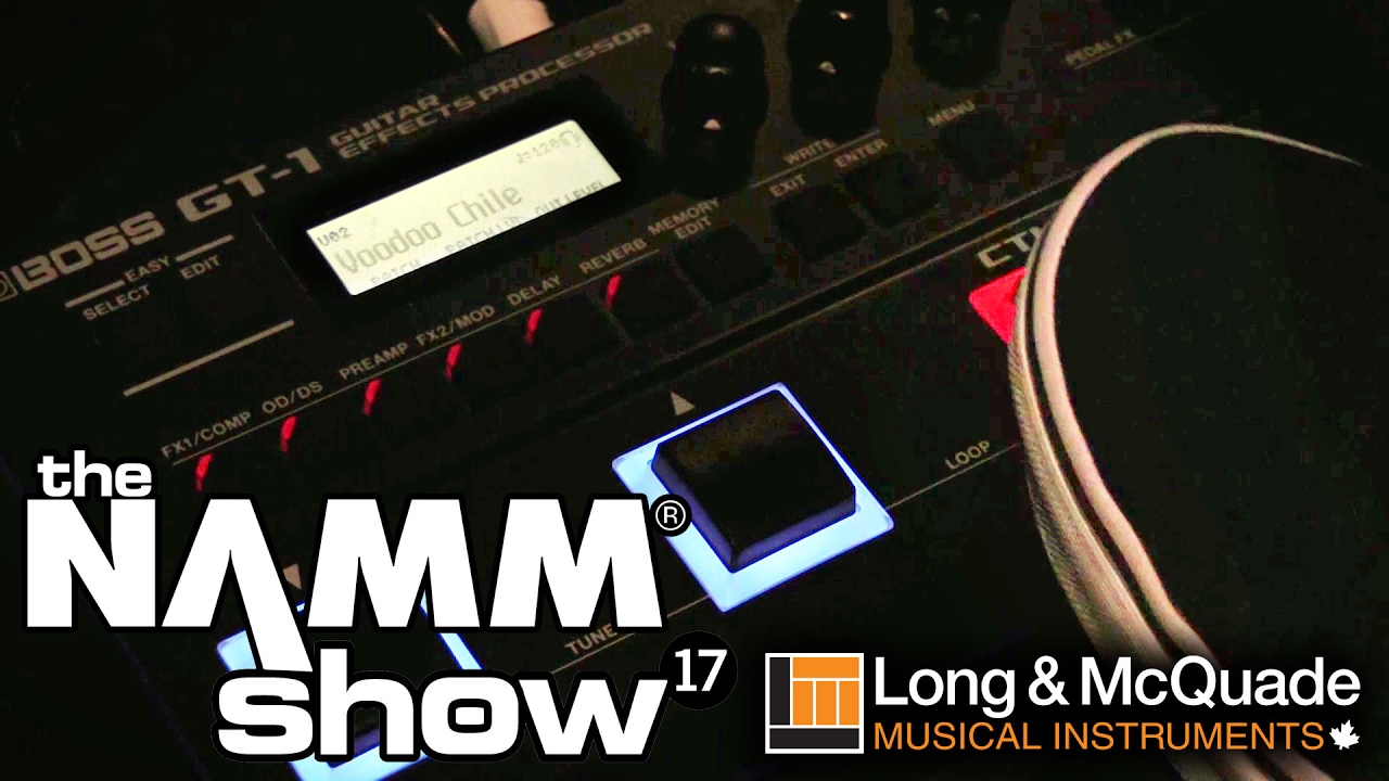L&M @ NAMM 2017: Boss GT-1 [Product Demo]