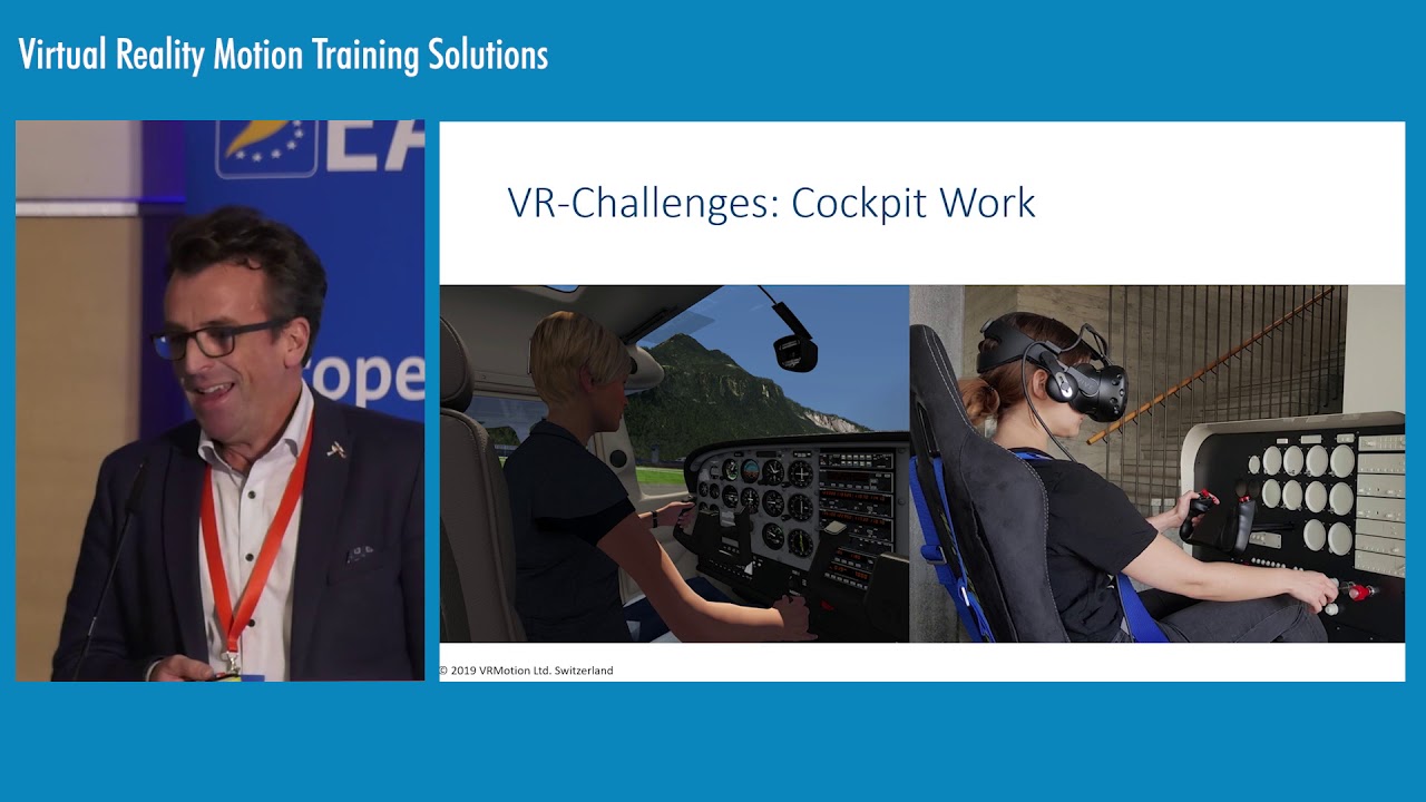 Virtual Reality Motion Training Solutions - EASA Rotorcraft & VTOL Symposium 2019