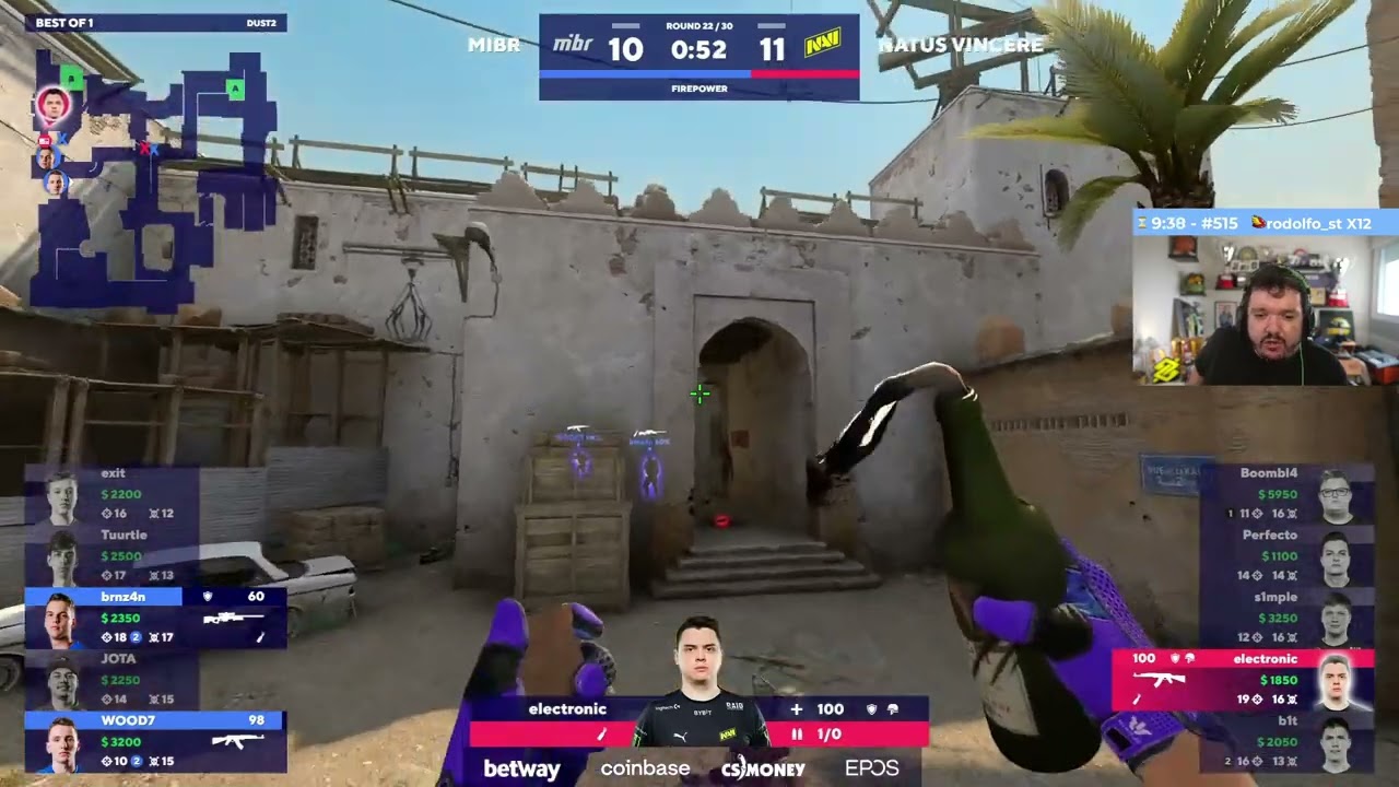 THE GOAT - brnz4n cravado em round decisivo contra a NAVI