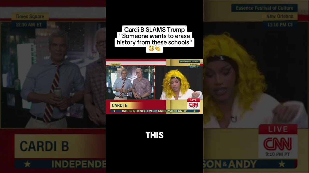 Cardi B SLAMS Trump #cardib #trump #democrat