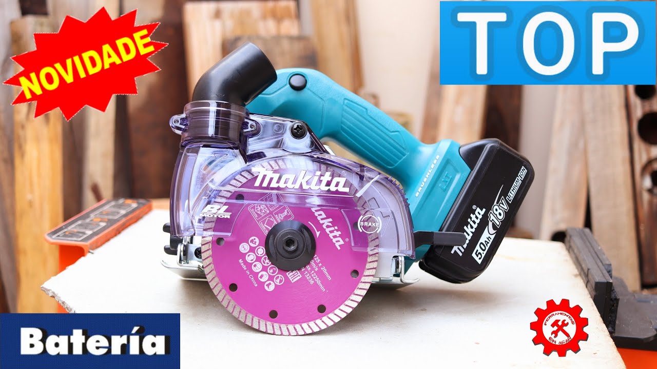 NÃO ACREDITO SERRA MARMORE A BATERIA - Makita DCC500 18V BRUSHLESS DCC501 #Parafusadeira