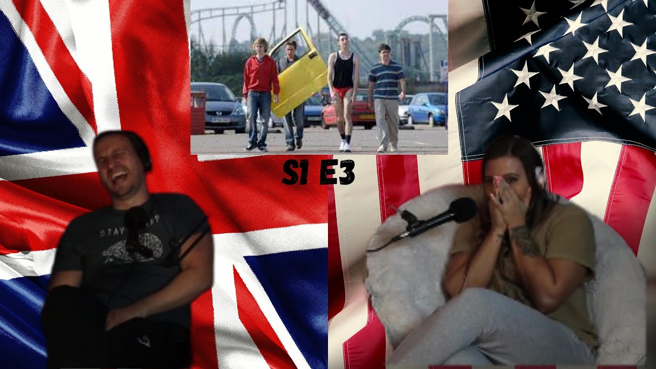 British Husband Shows American Wife The Inbetweeners | Season 1 Episode 3 REACTION
