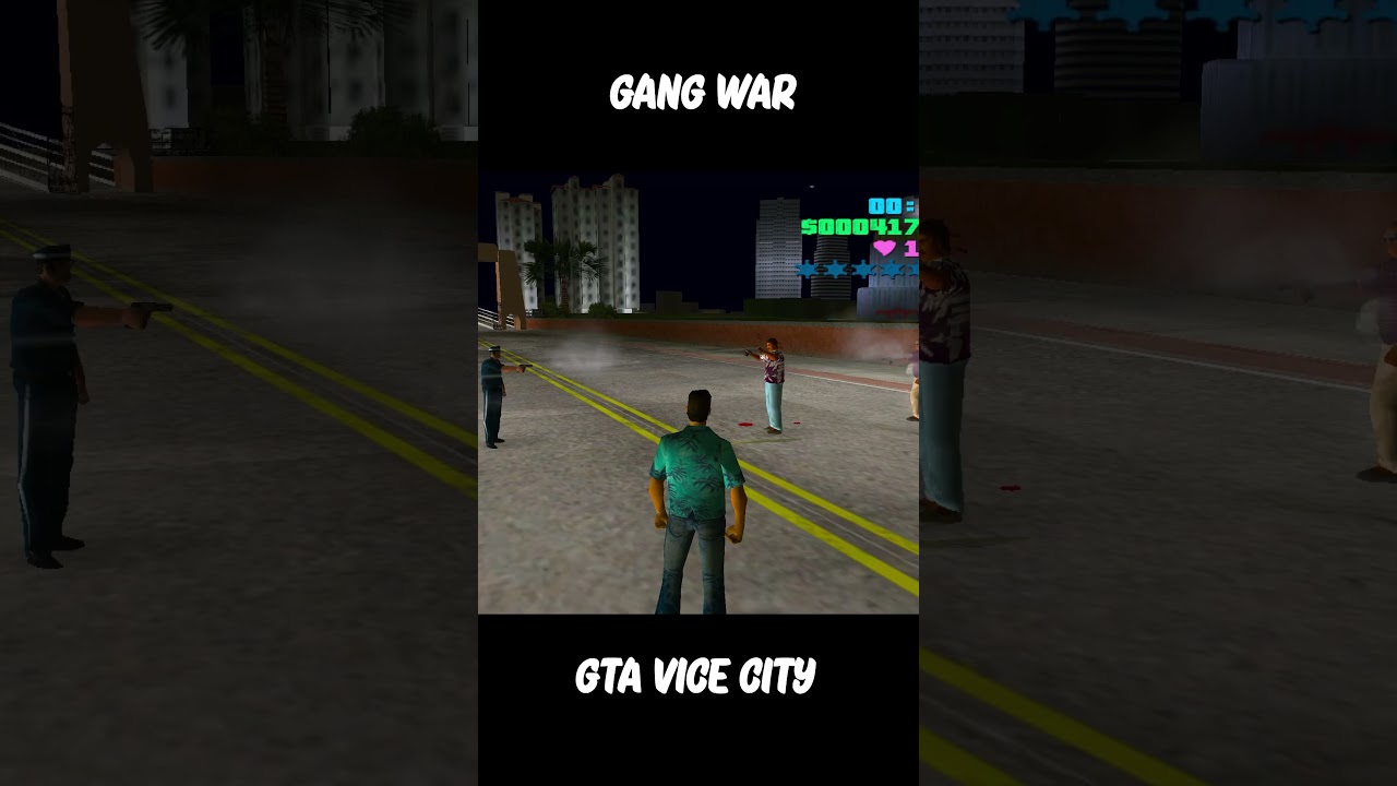 Gang War in GTA Vice City  #shorts  #memories #childhood
