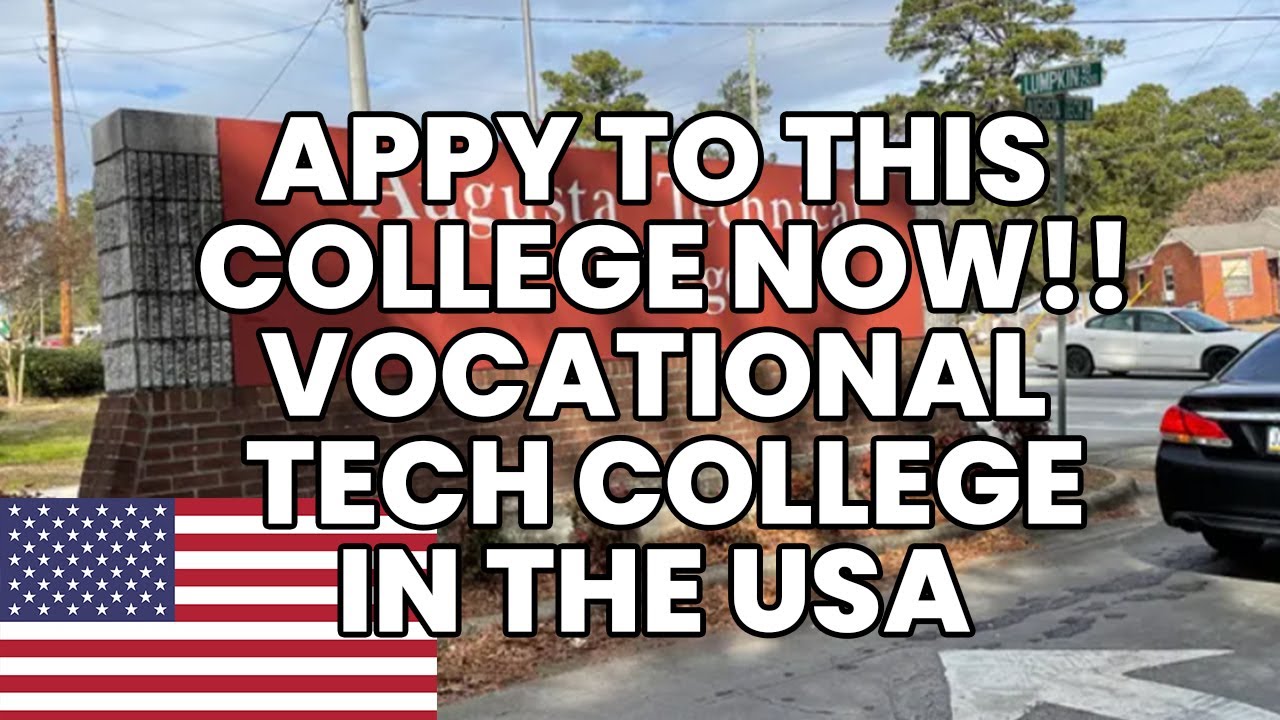 Apply To This College Now | CHEAP VOCATIONAL COLLEGE In USA | Move with Family