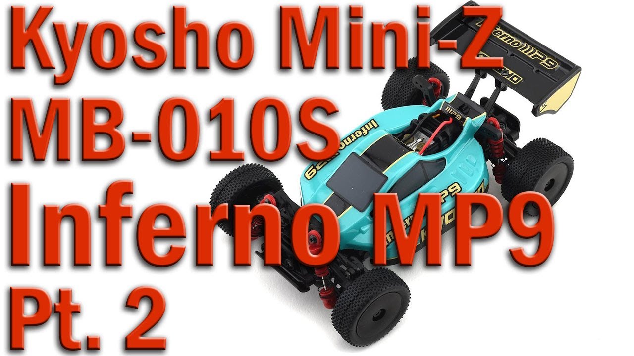 Turn off training mode and test drive a Kyosho Mini-Z Inferno MP9 MB-010S 1/28 TKI3 Readyset - Pt. 2
