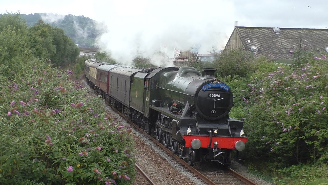 45596 'Bahamas' steams through Wales on 