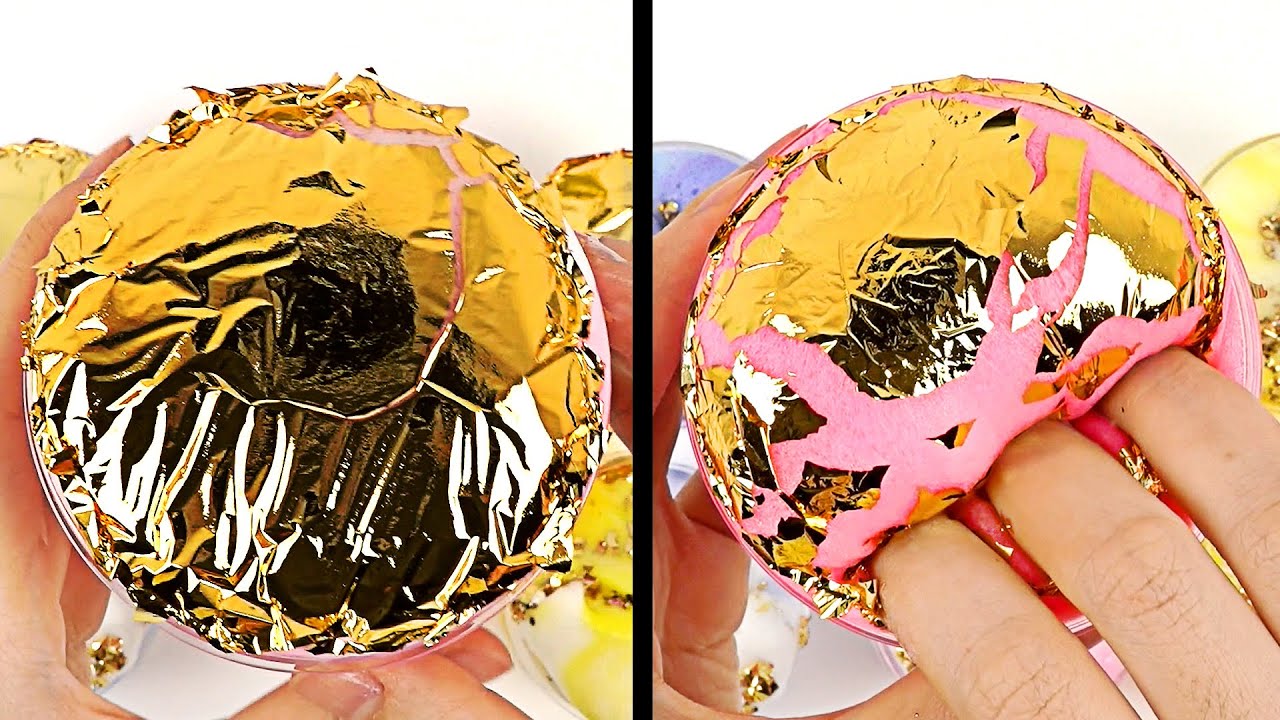 Gold Foil Iceberg Slime | Gold foil Slime