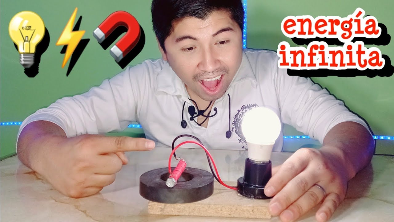 como hacer energía infinita con imanes ¿será verdad?⚡💡🧲 infinite energy with magnets.