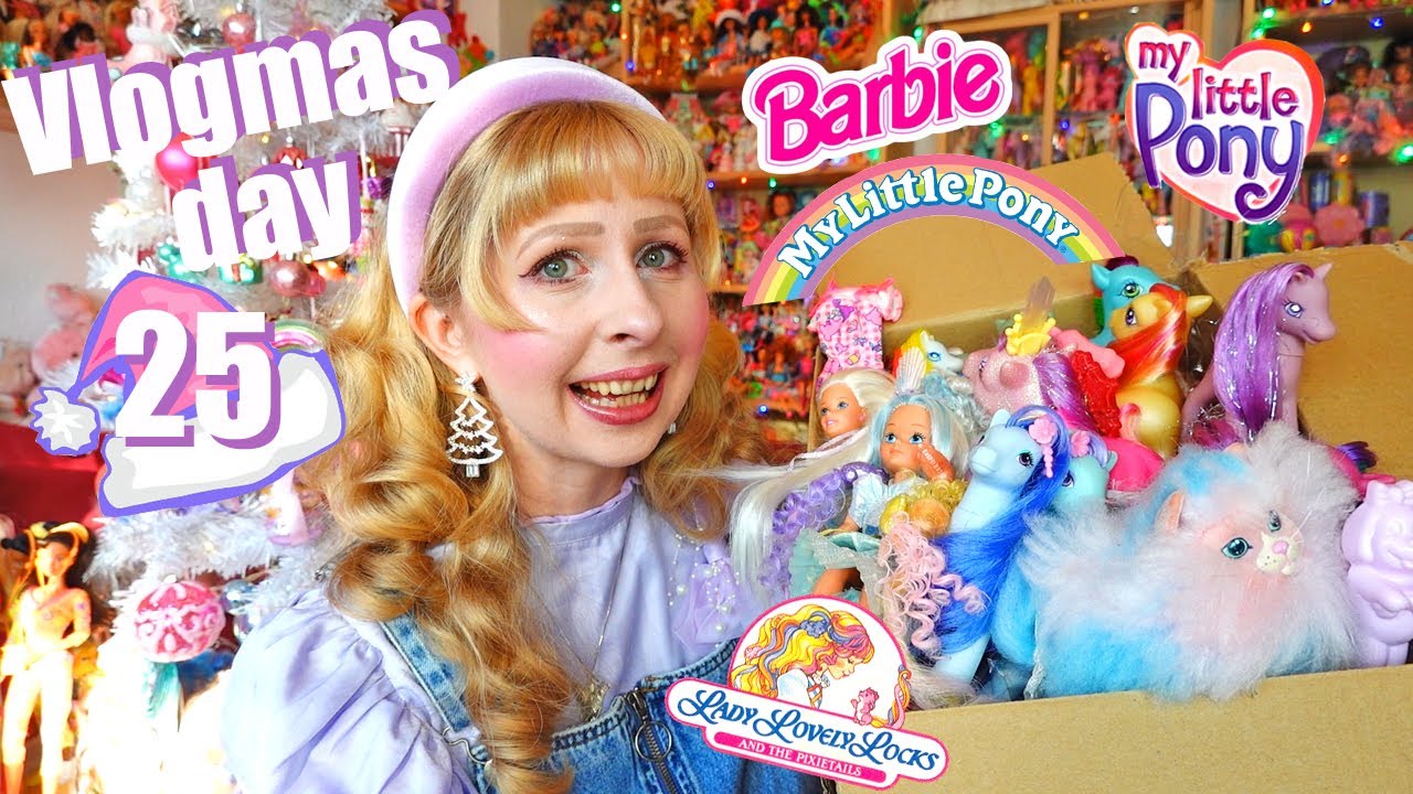 Vlogmas 2025 day 25 - G1, G2, G3 My Little Pony, Barbie, Sweety Pups