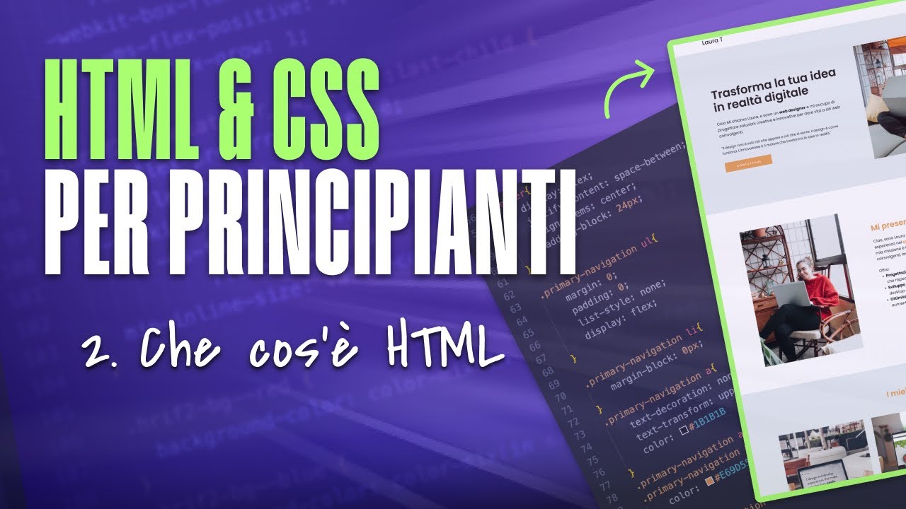 HTML e CSS per principianti: Che cos'è HTML