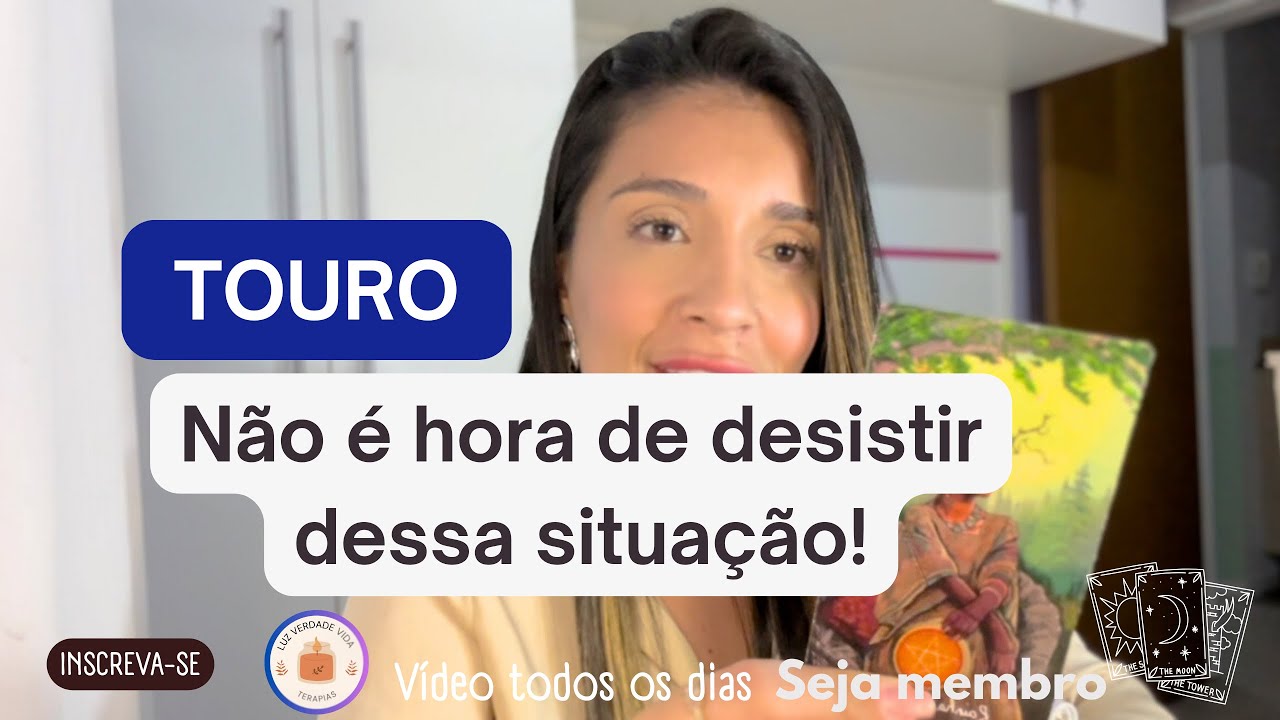 Touro ♉️ Tem coisas muito boas para acontecer! Alguém legal em um momento difícil.