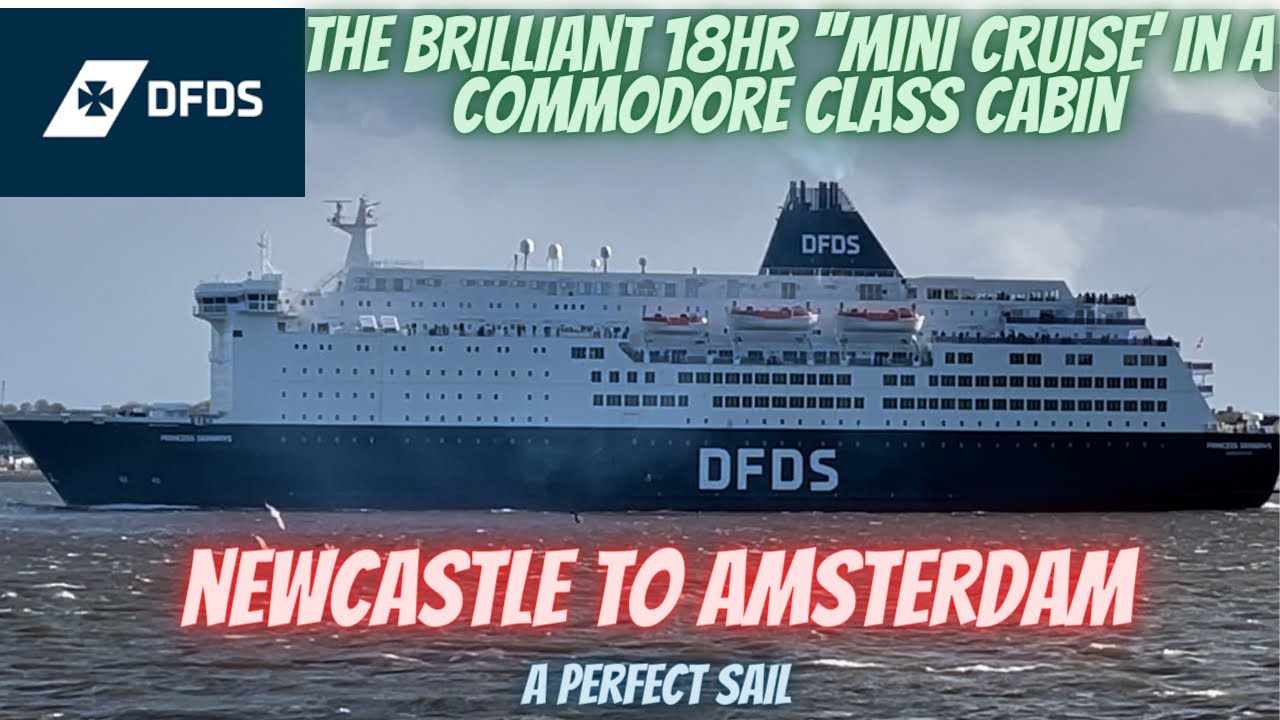 Паром из Ньюкасла в Амстердам — 18-часовой «мини-круиз» DFDS.