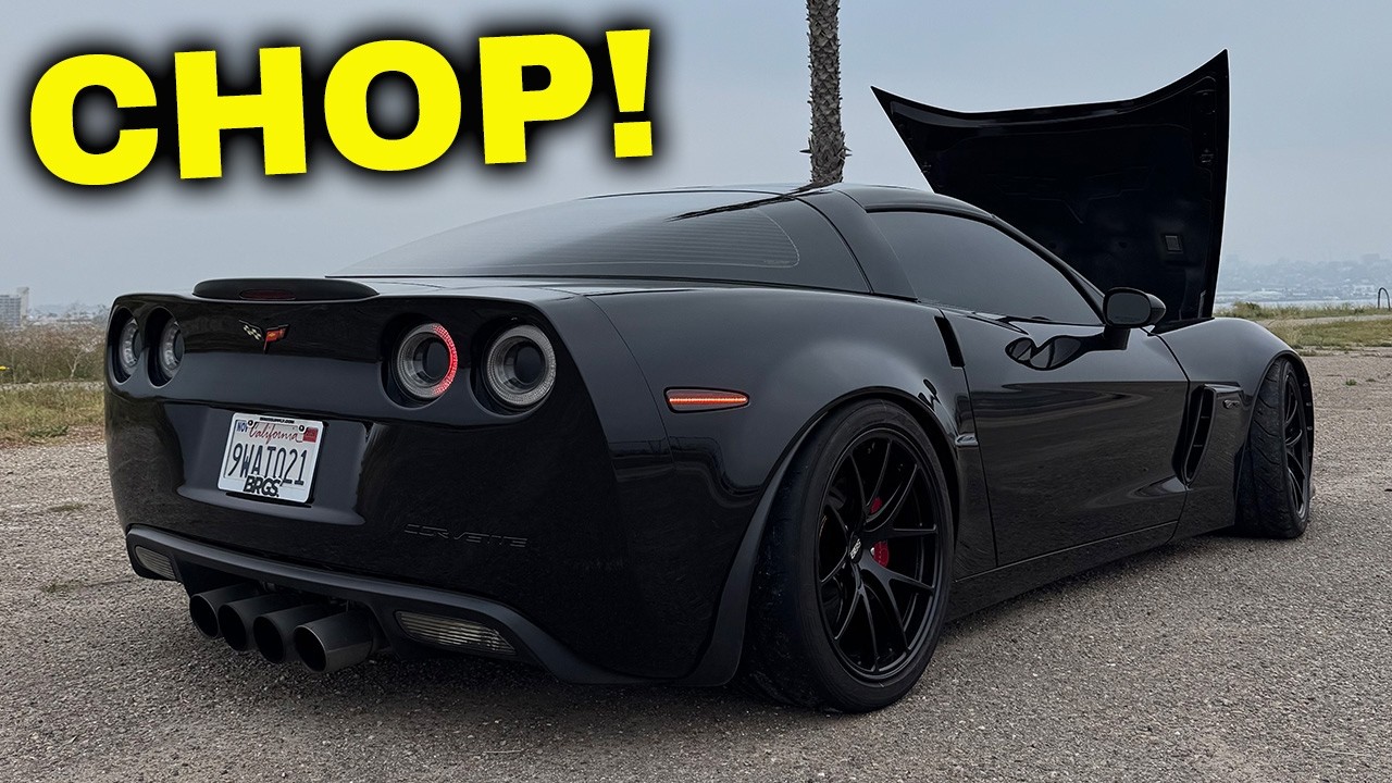 Видео с видом от первого лица на Corvette Z06 с модифицированным двигателем!