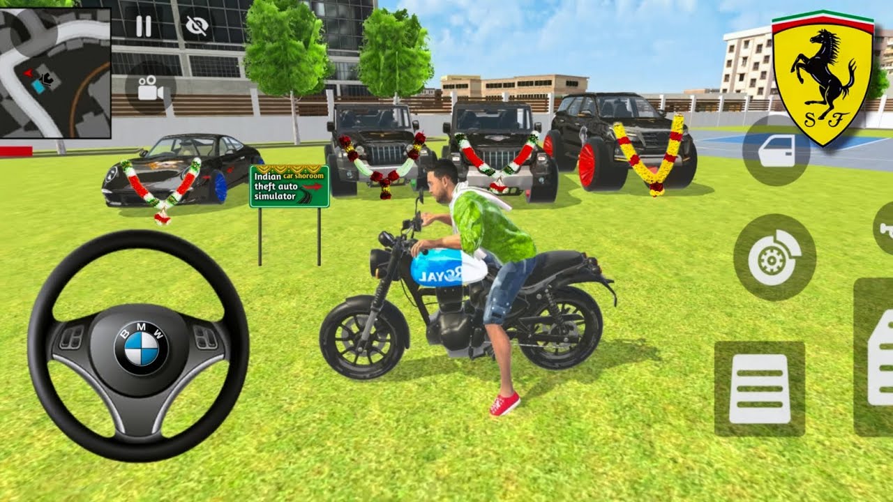 🔥 Franklin Ordered 📱 New Black 🖤 Modified Thar with Big Wheels 😱 Indian Theft Auto Simulator 🇮🇳
