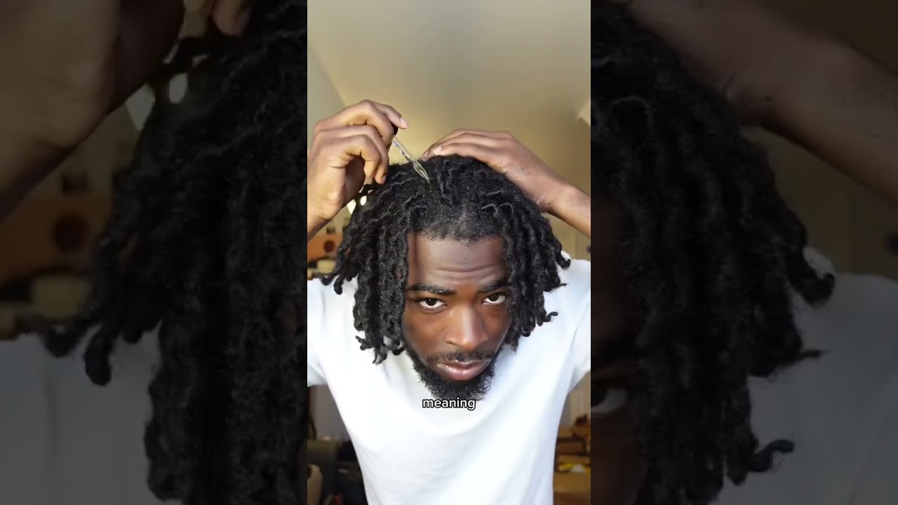 Расчесываю локоны: до и после #locjourney #locs #locstyles #blackhair