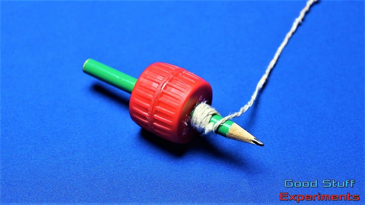 How to Make a High Speed Spinning Gadget Using Bottle Caps