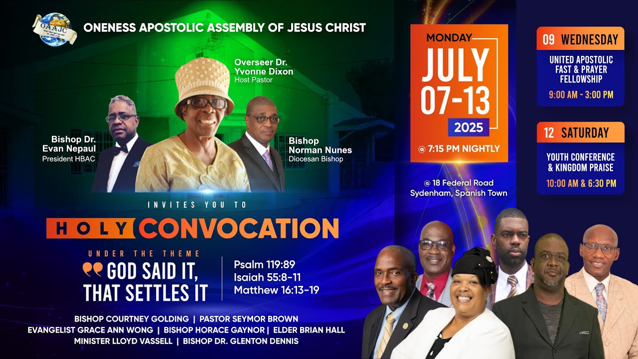 Saturday Night - Convocation 2025 | Bishop Raye McHugh Sr.