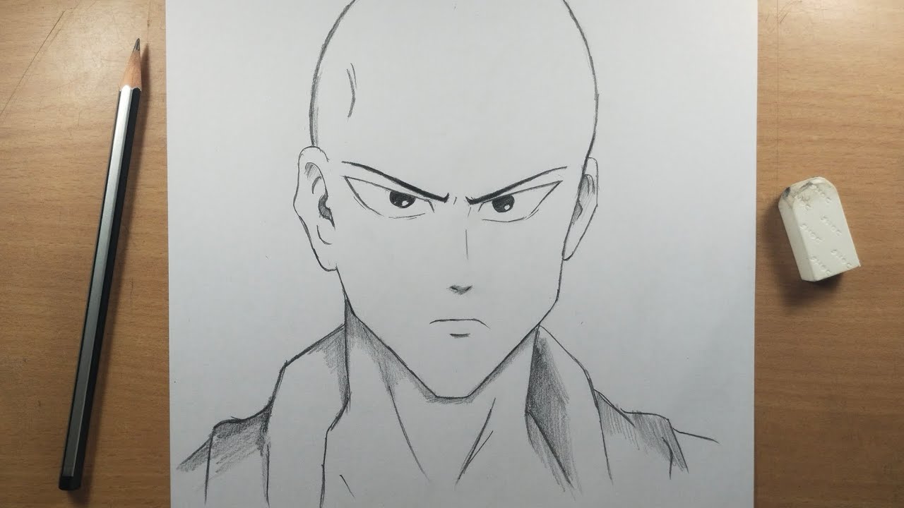 How To Draw Saitama From One PunchMan ||Easy drawing forbeginners ||Easydrawings step by step
