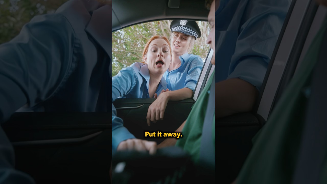 Getting pulled over by drunk police