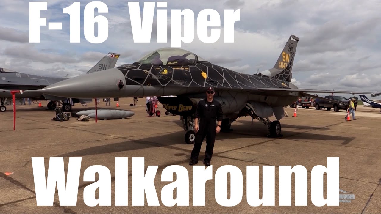 F-16 Viper Walkaround Maj Garret Schmitz