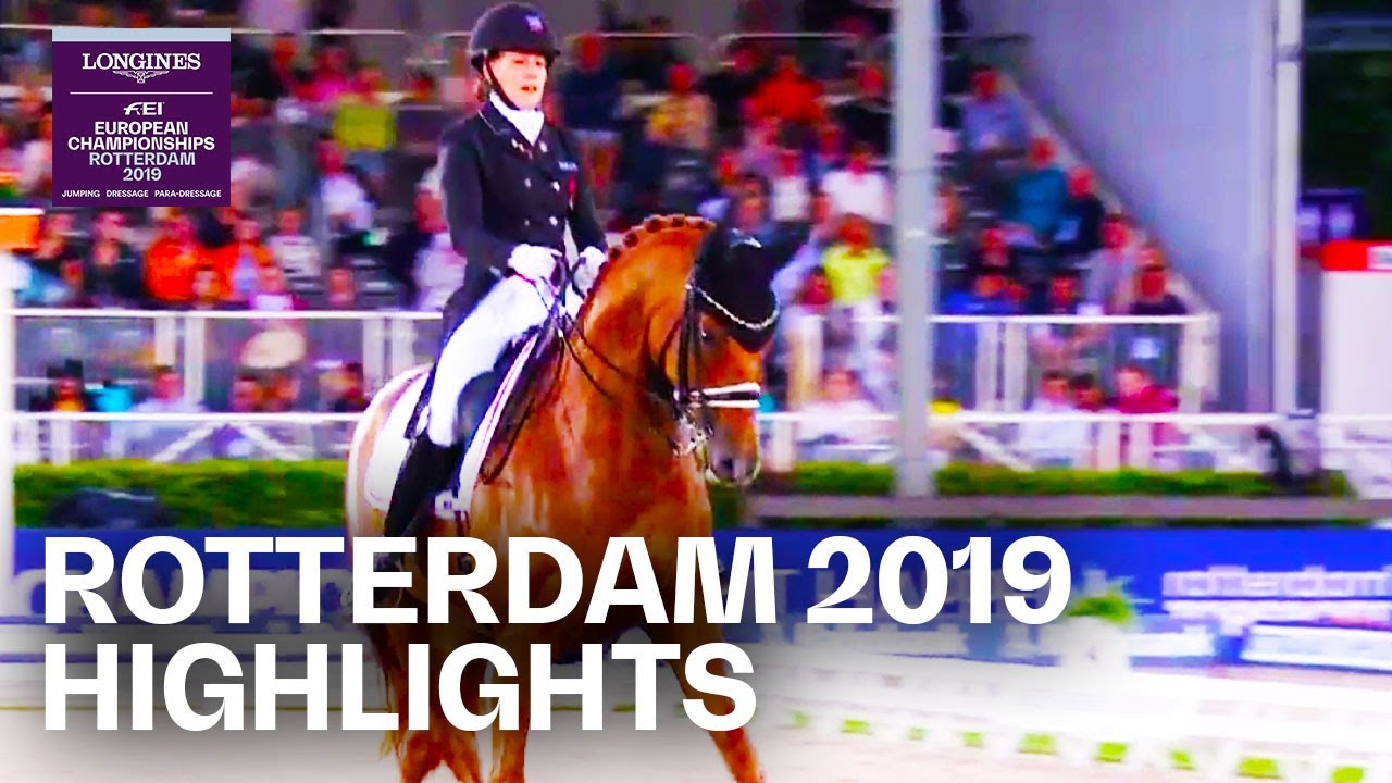 Isabell Werth & Bella Rose shine at the #FEIEuros2019 | Rotterdam 2019 - Dressage Highlights