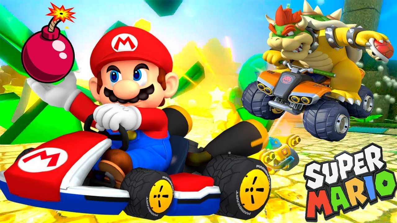 СУПЕР МАРИО КАРТ #9 мультик игра для детей Детский летсплей на СПТВ Super Mario Kart New
