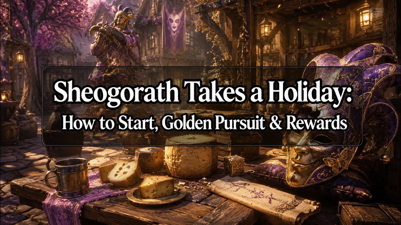 Sheogorath Takes a Holiday: How to Start, Golden Pursuit & Rewards (ESO)