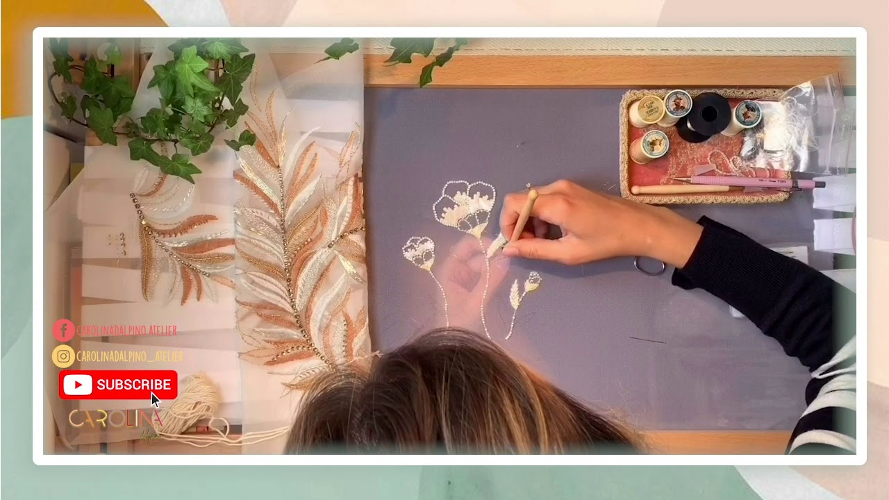 Embroidery LESAGE Level 1 - Behind the LUNEVILLE
