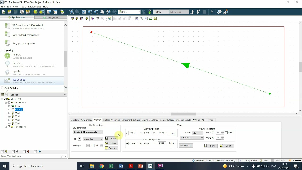 IESve video   20  RadianceIES Illuminance