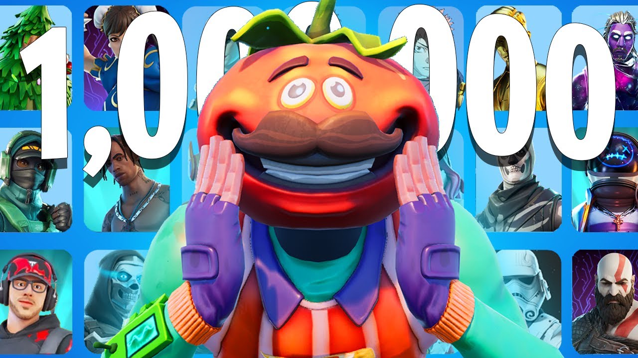 Revealing My 1,000,000 VBucks Fortnite Locker
