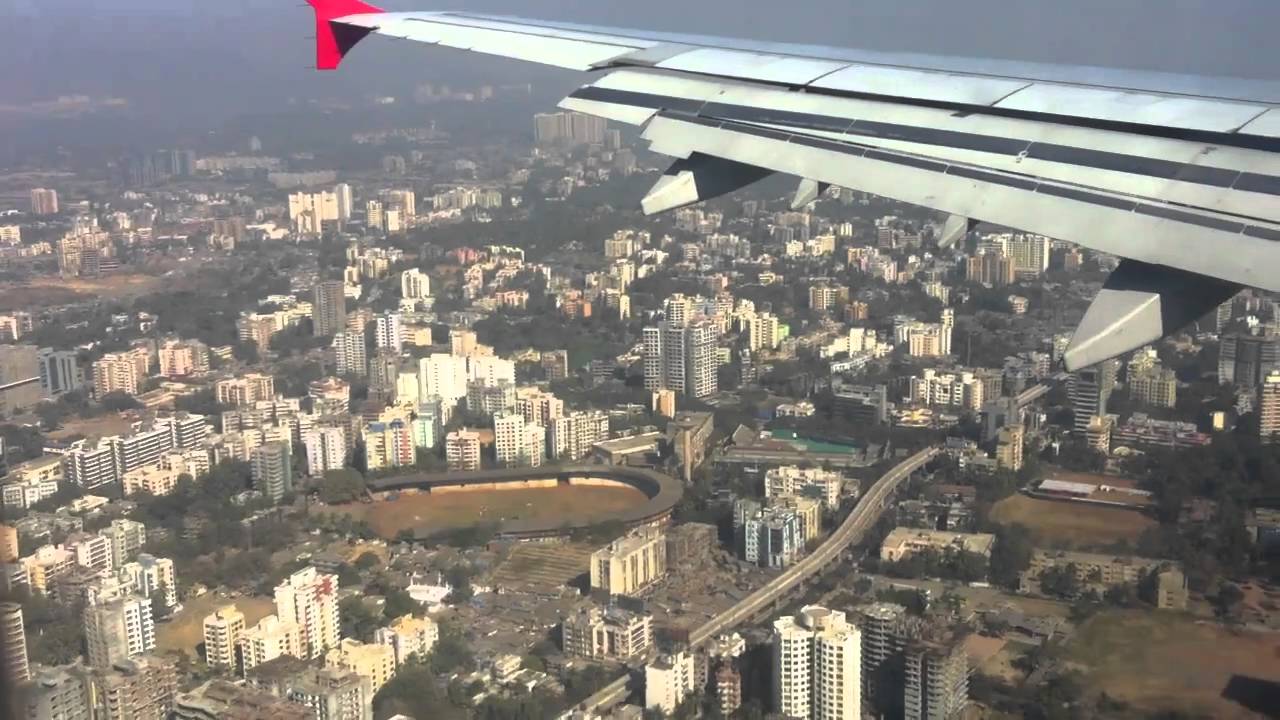 Air India landing in Mumbai