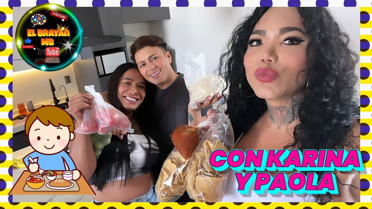 COMIENDO CON KARINA Y PAOLA| mucho 3scánd4lo