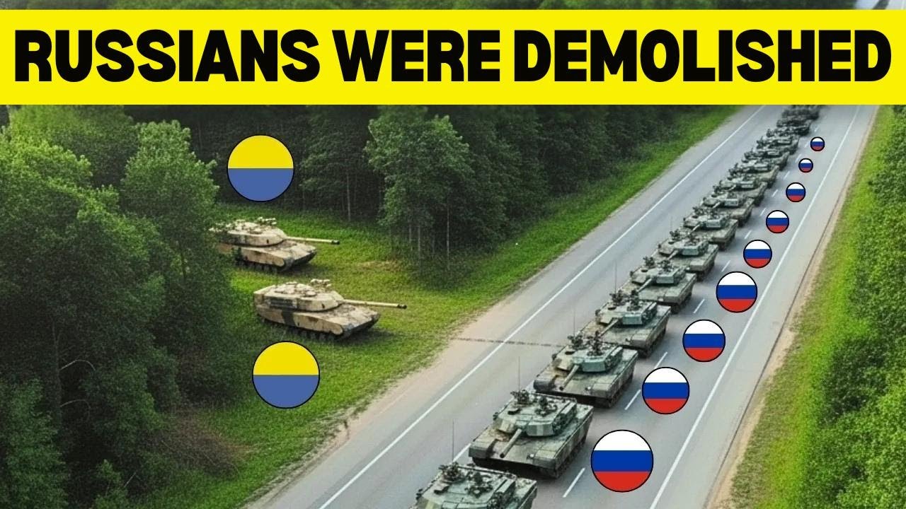 Ukraine Let the Russian Tank Convoy Pass... Then Something Unbelievable Happened