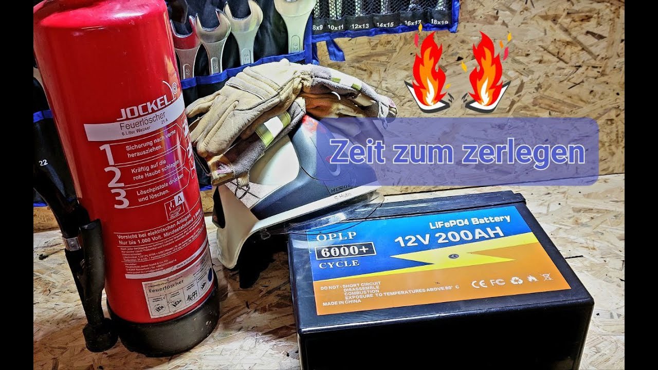 OPLP / OLPZ 12V 200Ah LiFePo4 wird zerlegt, der Blick auf die inneren Werte!