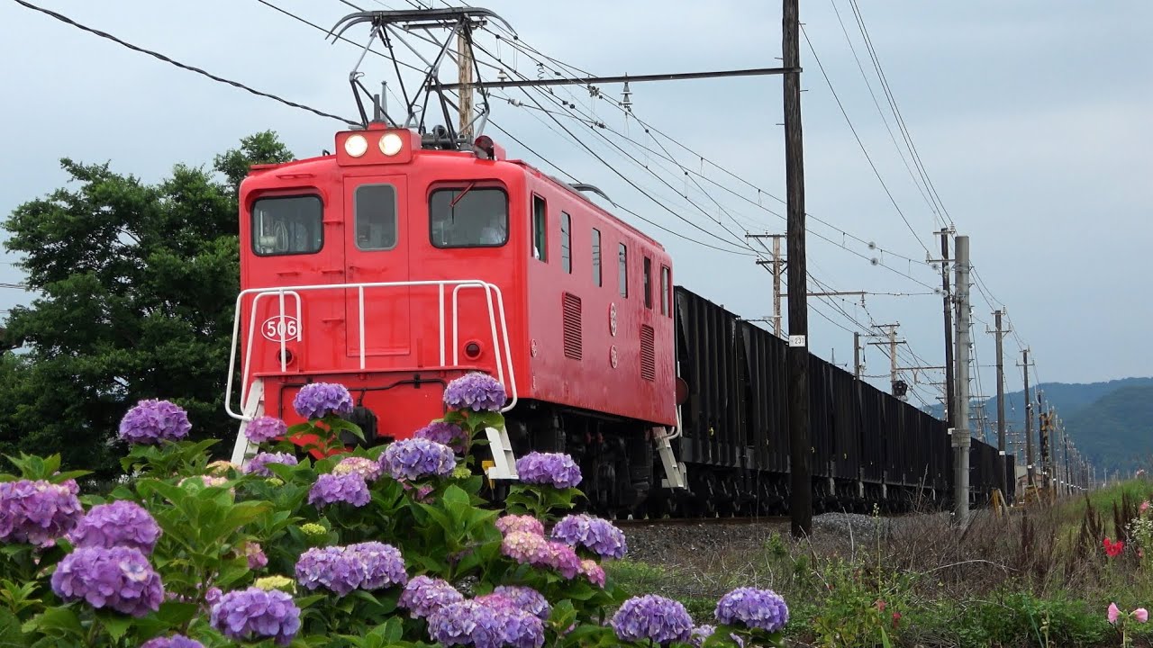 デキ506赤 他 秩父鉄道デキ 2020.6.21