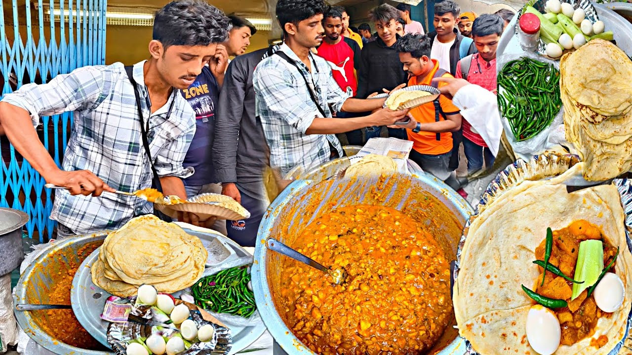 Kolkata Famous Raju Dar Pocket Paratha Rs.30/- Only | Cheapest Breakfast | Indian Street Food