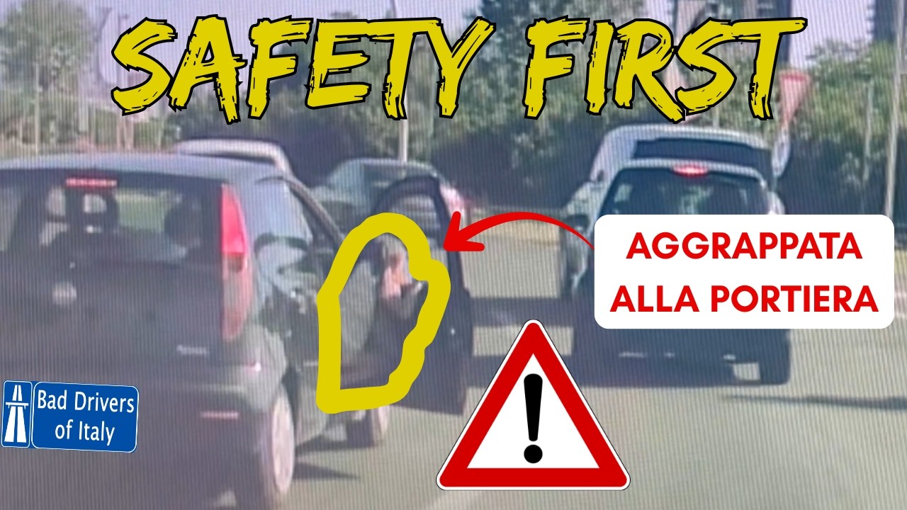 BAD DRIVERS OF ITALY dashcam compilation 8.24 - SAFETY FIRST