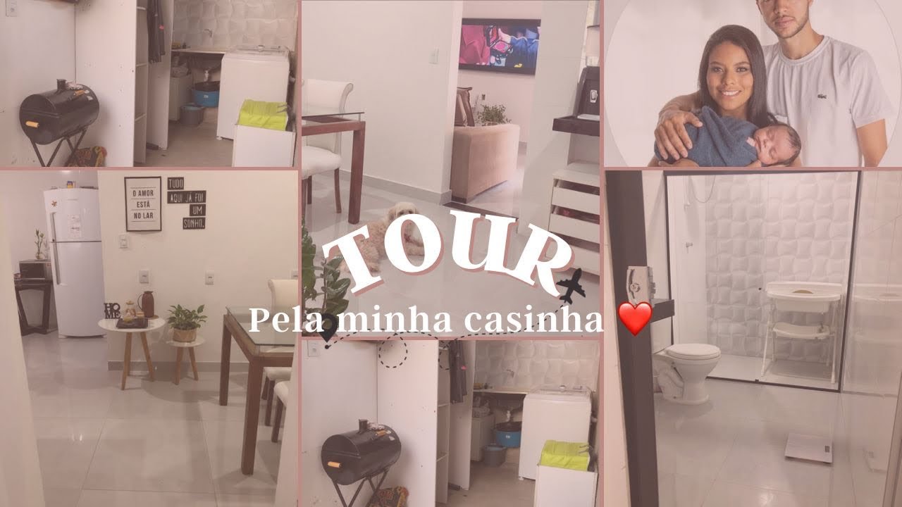 Tour pela minha casinha | primeiro vídeo no YouTube | perdi o receio de gravar