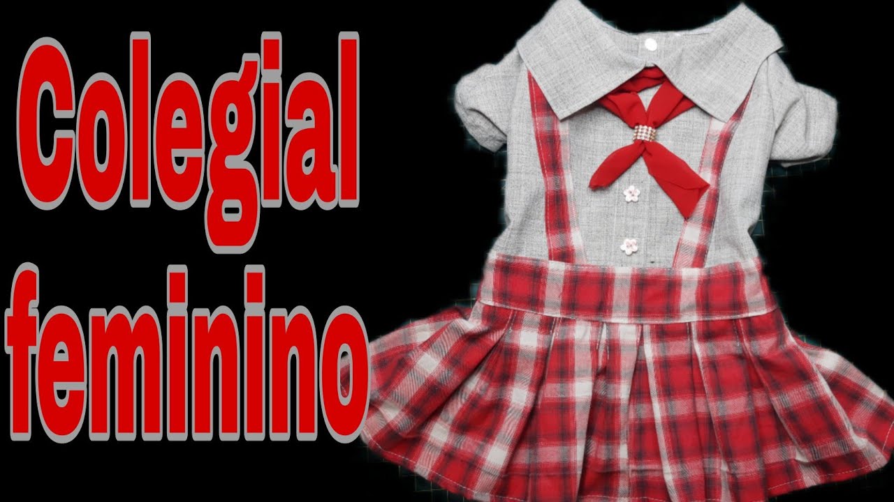 Colegial Feminino/ Saia prega fêmea/ Molde M na descrição