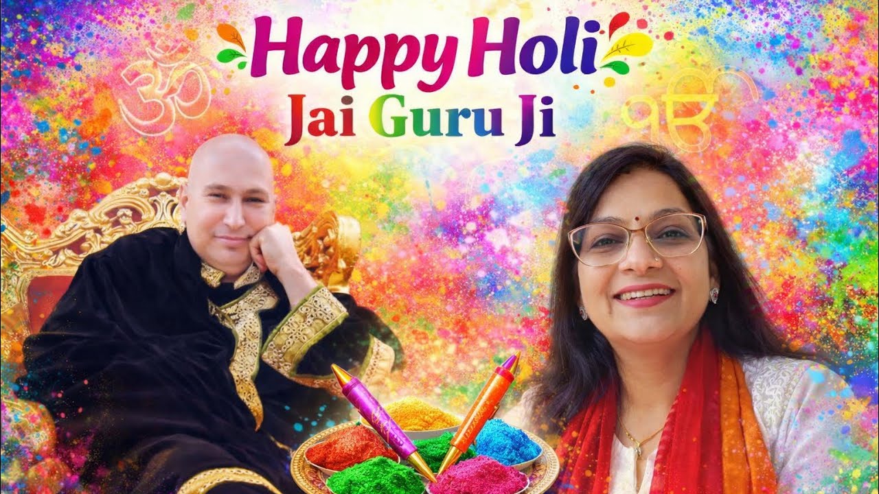 Monday Darshan ! Divine Satsang !! Happy Holi !! Jai Guru Ji🌹🙏🌹