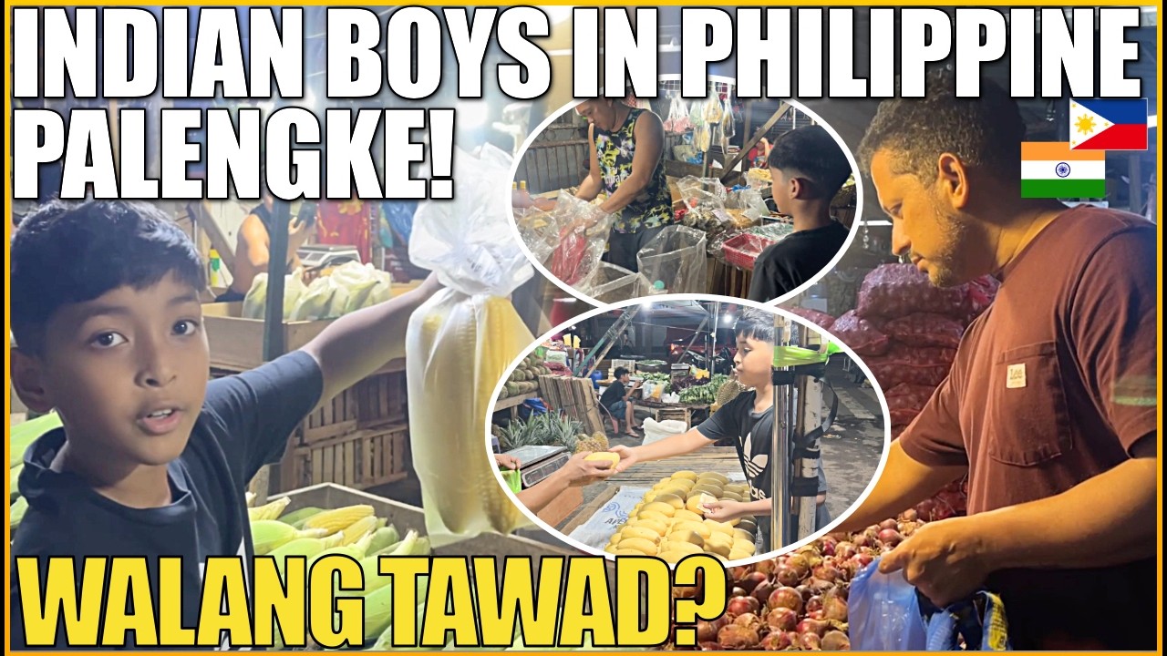 INDIAN BOYS IN PHILIPPINE PALENGKE! WALA NANG TAWAD TAWAD?😂