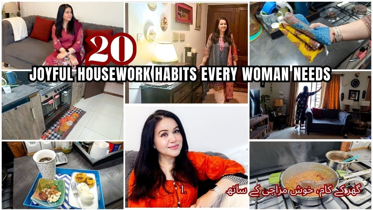20 Quick & Happy Home Cleaning Tips || گھر کے کام کریں بغیر تھکن کے